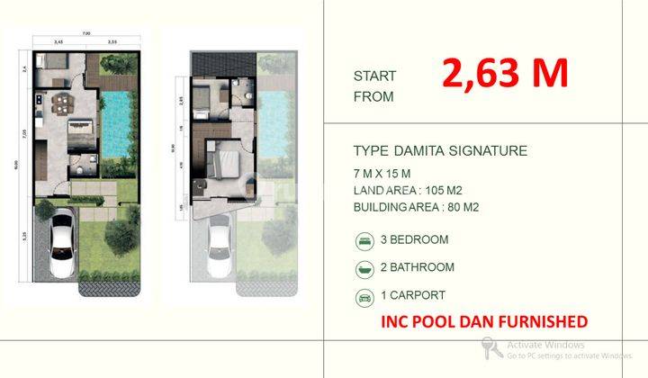 Damita Signature Start From 2,630 M Damara Village Jimbaran, Bali 2