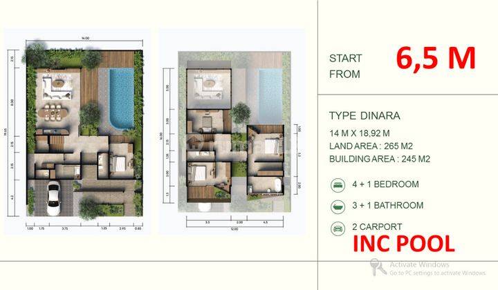 Dinara Start From 6.5 Billion Damara Village Jimbaran Hijau, Bali 2