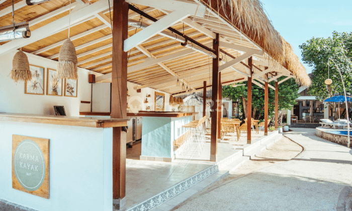 Hotel SHM Depan Pantai Bagian Utara Gili Trawangan Lombok 2