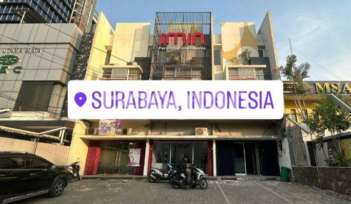 Ruko 3Lt Commercial Area Siap Pakai di Raya Jemursari 1