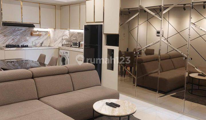 Dijual Cepat Apt. The Mansion Jasmine Aurora Lantai Rendah Full Furnish Siap Huni , Bisa Nego  2