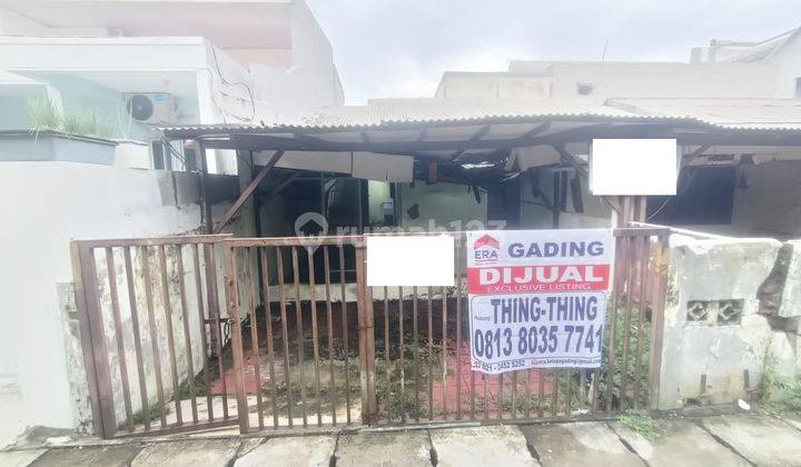 Dijual Cepat Unit Rumah Tua Butuh Renovasi Exclusive Listing Di Kelapa Gading Harga Okeeeee