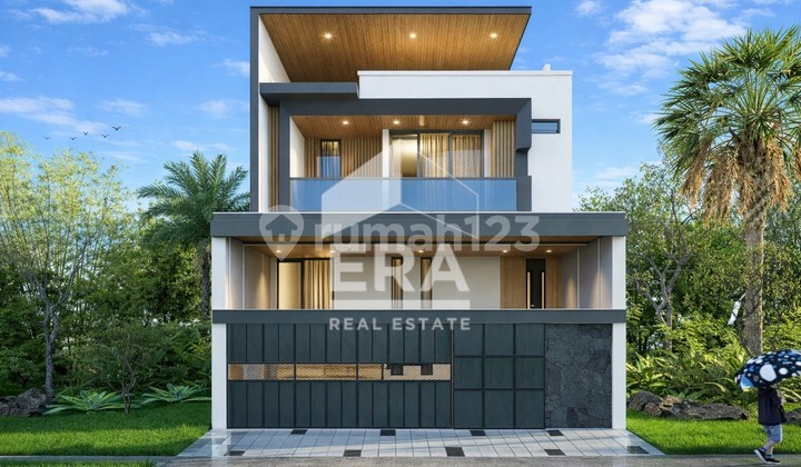 Murah !! Dijual Rumah Minimalis Modern 8X15 Brand New di Kelapa Nias Hadap Selatan