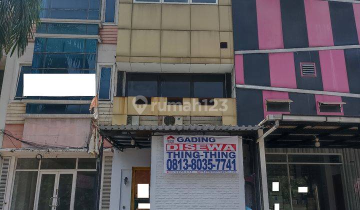 Disewakan Ruko Siap Pakai 4,5 X 15 di Gading Batavia , Bisa Nego 1