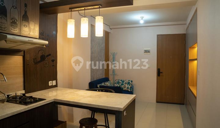 Murah !! Dijual Apt. Oak Tower Luas 43 Semi Furnish Lantai Rendah Siap Huni