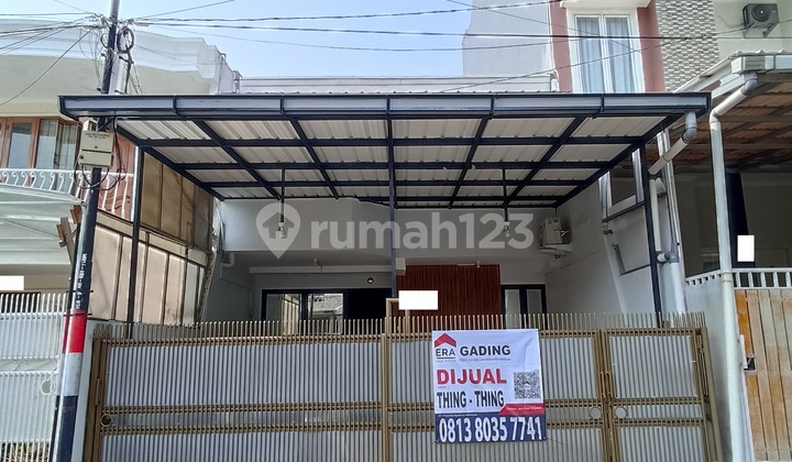 Murah !! Dijual Cepat !! Rumah Sudah Renovasi 6x17 Siap Huni di Belakang Mall Kelapa Gading , Bisa Nego