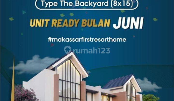 Rumah cantik serasa tinggal di Resort dekat pasar daya 1