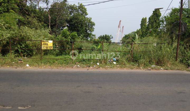 Tanah di pinggir jalan raya ciuncal cipecang cileungsi bisa untuk gudang ataupun workshop dan masuk kontener 40 fit 1