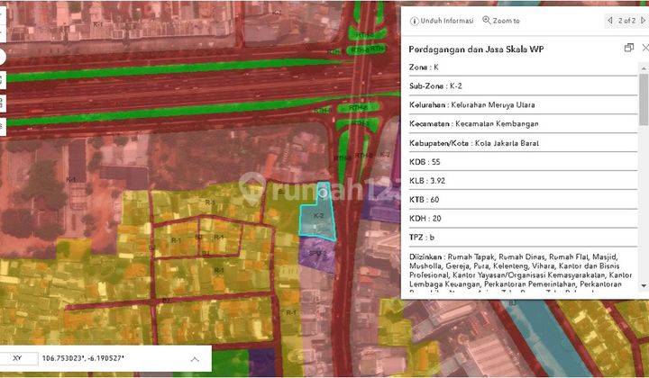 Dijual Kavling Commercial Strategis di Pesanggrahan Meruya Utara, Jakarta Barat 2