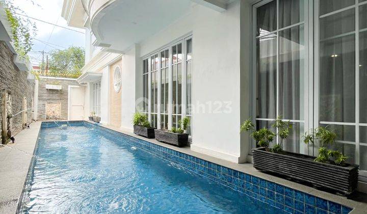 For Sale Tebet Nice Modern Classic House Furnished, Private Pool 2