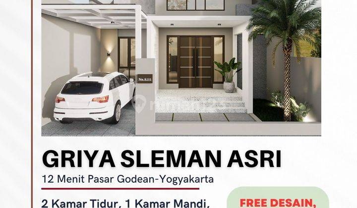 300 Jt an, Dijual Rumah Sleman, 1 Menit Jl. Godean 1