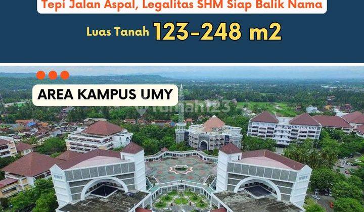 Dijual Tanah Kavling Barat Kampus Umy SHM Valid 2