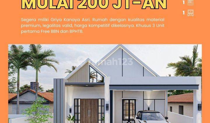 Free Bbn Dan Bphtb Rumah Jogja 300 Jt an, 15 Menit Tol Jogja bawen 1