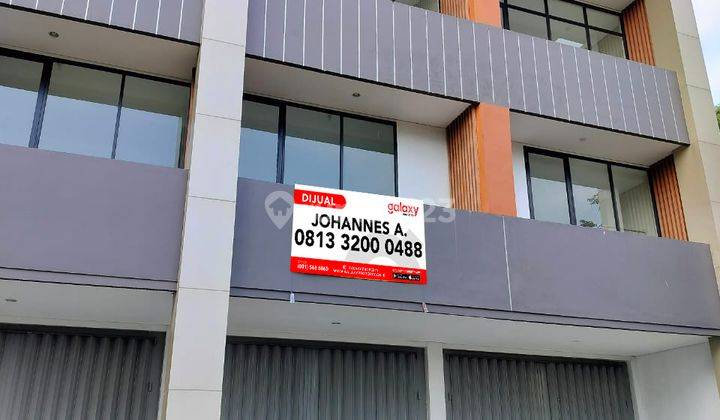 Ruko 3 Lt. Strategis Depan Toll Juanda Area Ramai  1