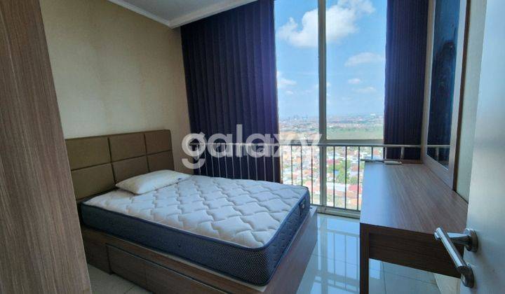 Apartemen Tower VIA @ CBD CIputra World Surabaya, 2br +balkon , siap huni, dekat toll 2