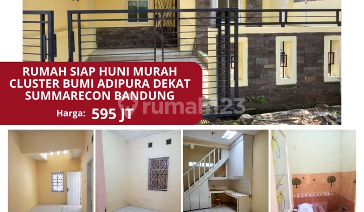 Cheap Sale House in Bumi Adipura Complex Near Sumarecon Bandung