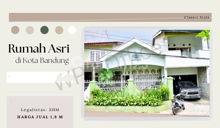 Jual Rumah Villa Hijau Padasuka Kota Bandung Dekat Pusat Kota