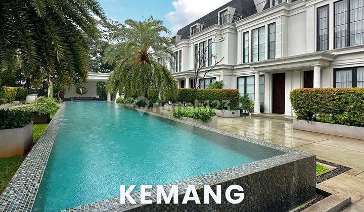 Jual Rumah Modern Classic Dlm Cluster Di Kemang Jakarta Selatan  1