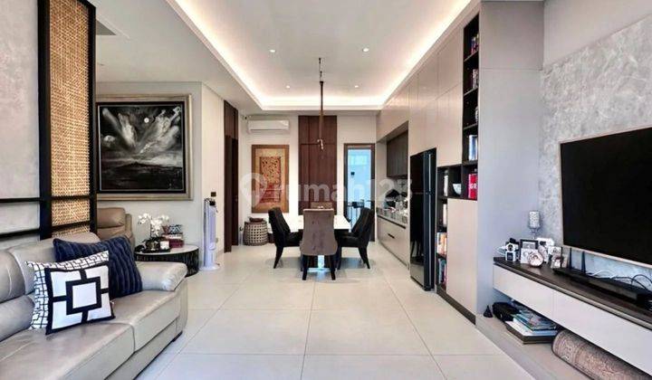 Rumah Modern Minimalist Dlm Townhouse Di Bangka Kemang Jakarta 2