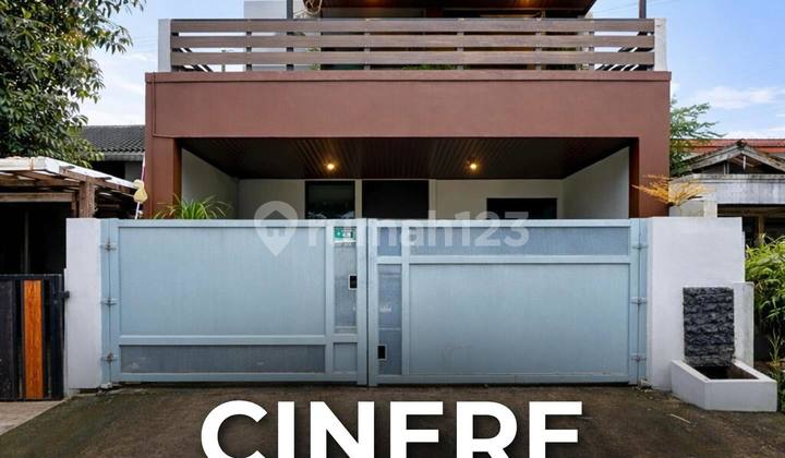 Rumah Siap Huni Fully Furnished Dalam Komplek di Cinere Depok