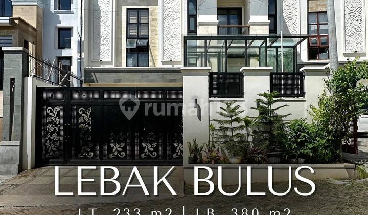 Rumah Cantik Ada Private Pool di Lebak Bulus Jakarta Selatan