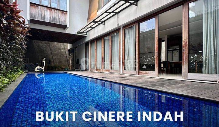 Rumah Cantik Ada Swimming Pool Di Bukit Cinere Indah Depok