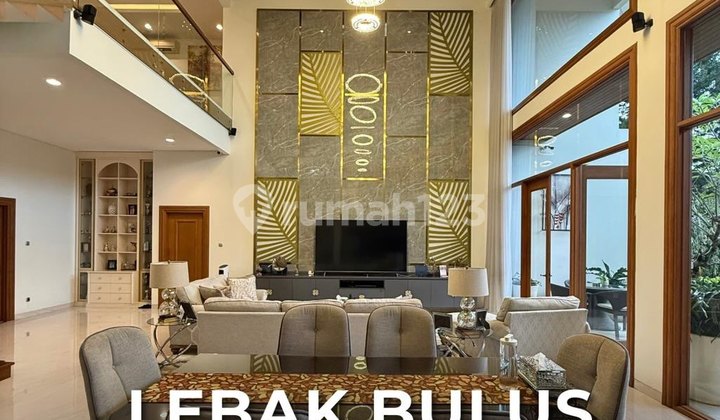 Rumah Moderen Tropis Semi Furnished di Lebak Bulus Jakarta Selatan