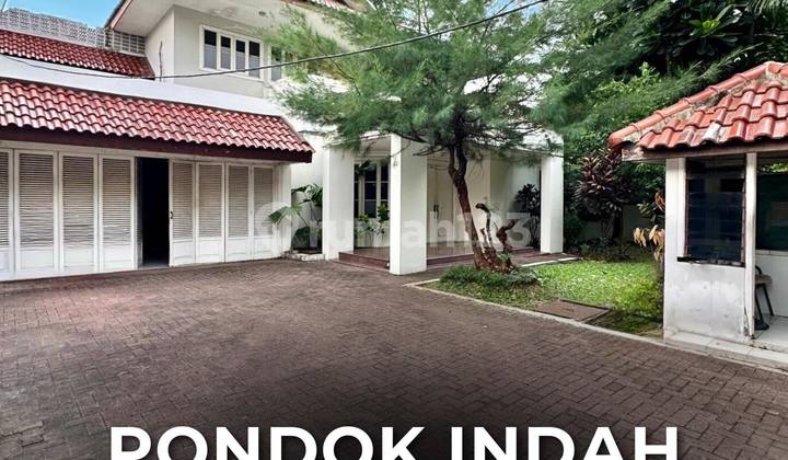 Front Garden Row Wide Road House in Pondok Indah, South Jakarta
