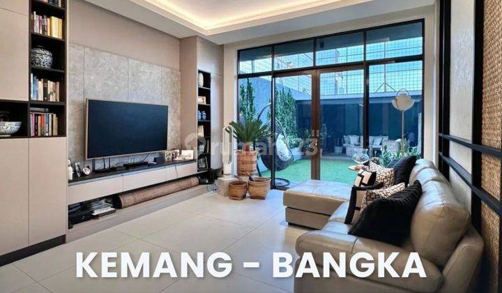 Rumah Modern Minimalist Dlm Townhouse Di Bangka Kemang Jakarta 1