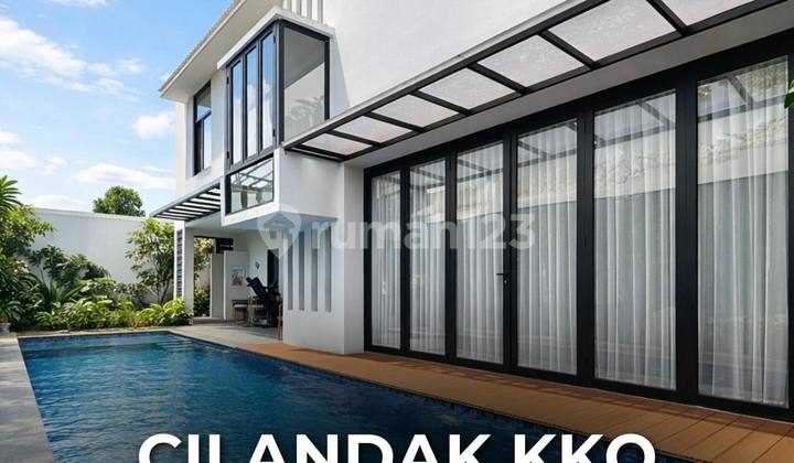 Modern Tropical House with Pool in Cilandak Kko, South Jakarta