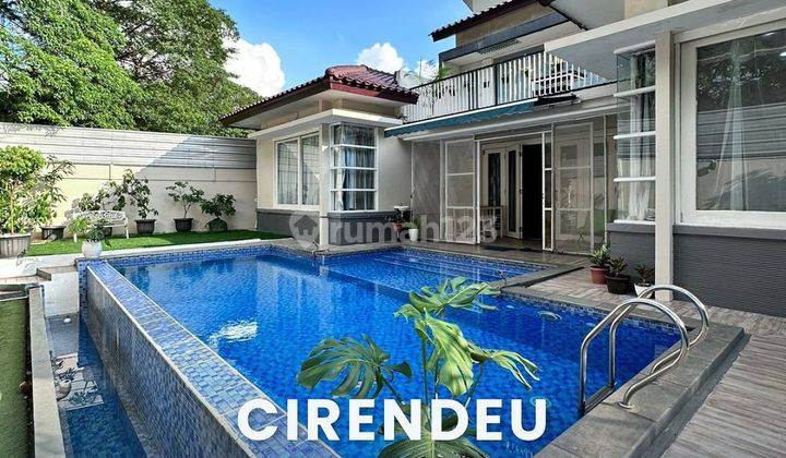 Dijual Rumah Ada Pool Dekat Lebak Bulus Di Cirendeu Tangsel 1