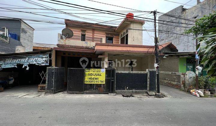 Rumah Hoek Pinggir Jalan Arus Jati Klender  1