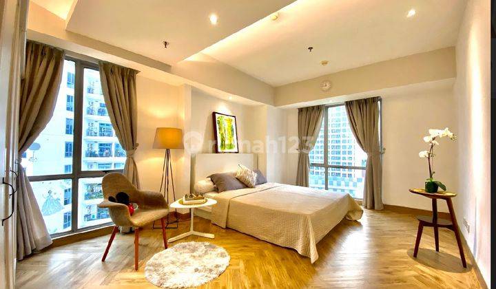 Apt Mansion Kemayoran Luas 74 M2 Desain Interior Furnish Siap Huni Tipe 1 Kamar Tidur Besar  1