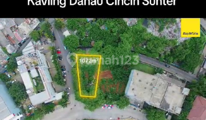 Land Ready to Build at Danau Cincin, Corner Position Near Papango Toll Road, Area 1072 M2, Pouch-Shaped Land, 3 Views