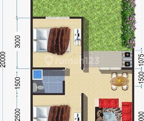 Rumah Baru Unfurnished SHM di Jalan Tanah Mas 4