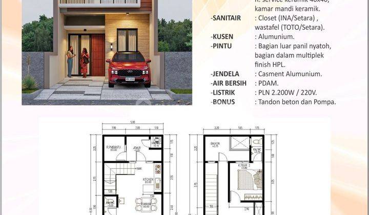 Dijual Rumah baru 2 lantai Mulyosari utara 1