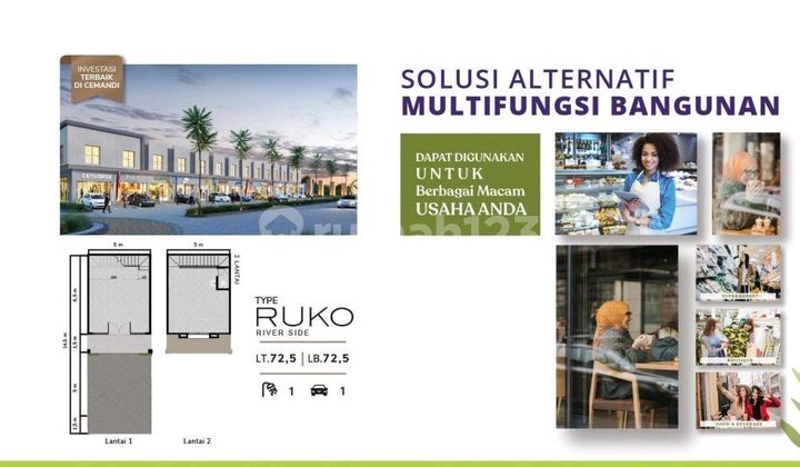 Dijual Ruko 2 Lantai The Cemandi