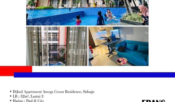 Dijual Apartemen Full Furnish Amega Crown Residence 1