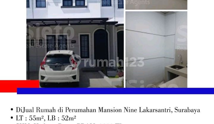 Dijual Rumah Mansion Nine Surabaya Barat 1