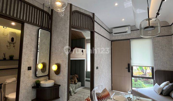 ruang keluarga rumah ready 1 lantai di