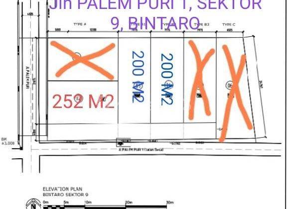 Kavling Siap Bangun 252m2 di Jl Palem Puri 1, Sektor 9, Bintaro, Hub 0813 1838 1838 0878 7838 1838. 1