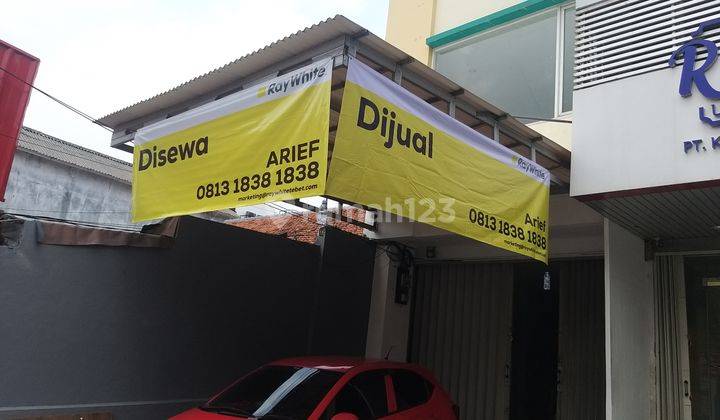 Disewa Atau Dijual Ruko di Tebet Raya 4.2 M X 18.5 M Lokasi di Jalan Utama Tebet Raya, Hoek, Siap Huni, Hub 0813 1838 1838 1