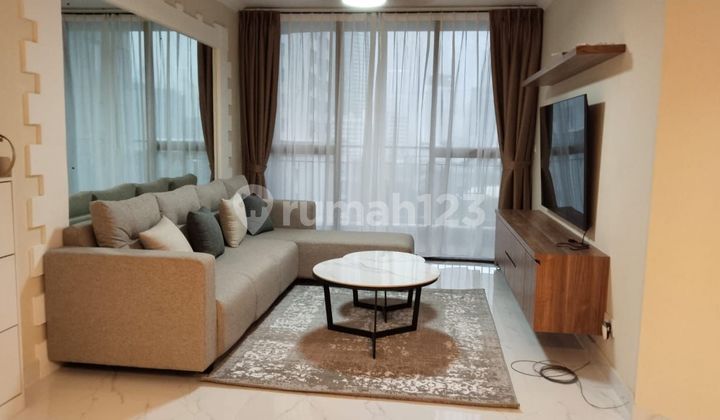 For Sale: Taman Rasuna Apartment, 2-Bedroom Type, Fully Renovated, Epicentrum View, Negotiable Until Deal.