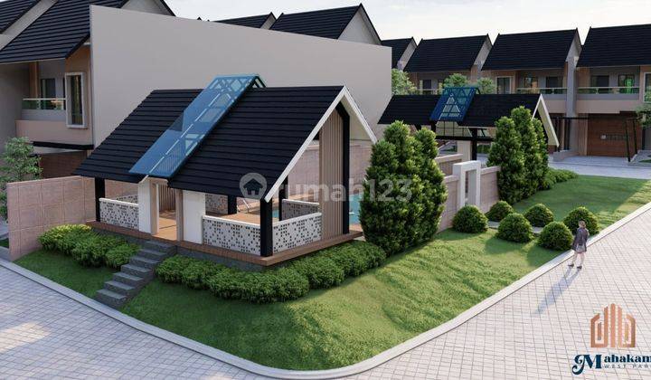 Rumah konsep minimalis lantai 2 harga terjangkau dekat PTPN 15