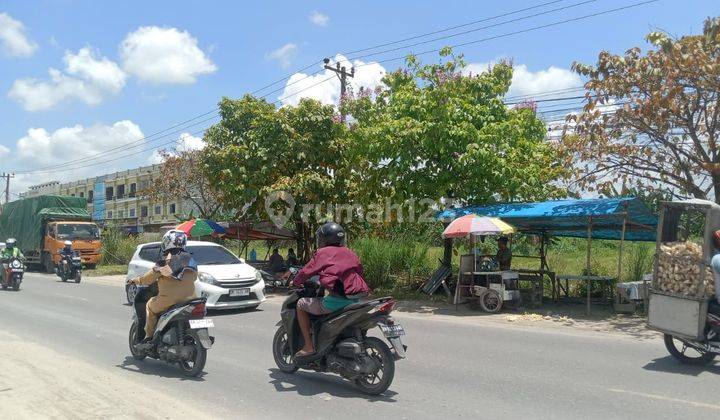 Dijual Tanah Tepi Jalan Aspal Dekat Garuda Sakti  2