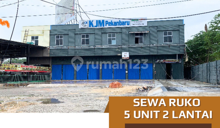 5 Unit Shop House Ready for Rent Near Pasar Pagi Arengka 2