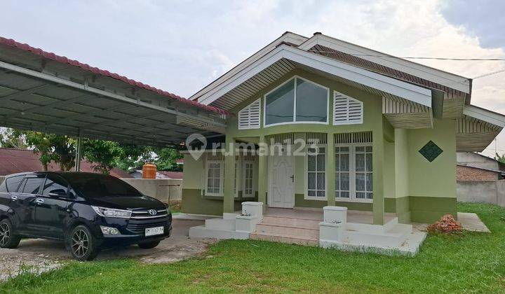 Disewa Atau Dijual Rumah Bulatan Besar Halaman Luas Di Rumbai 1