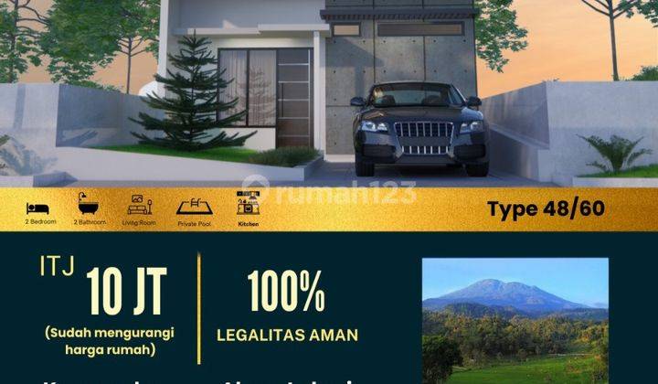 Villa Modern 2 Lantai View Pegunungan Dekat Alun Alun 1