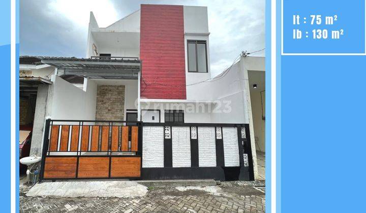 Rumah 2 Lantai Bagus Semi Furnished SHM di Lowokwaru, Malang 1