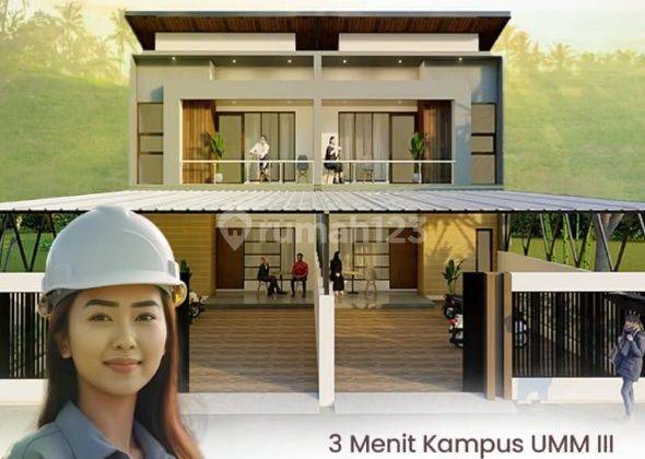 Kos Villa Luas Baru Lokasi Strategis di Depan Umm Malang 1